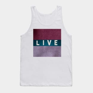 ART leather live Tank Top